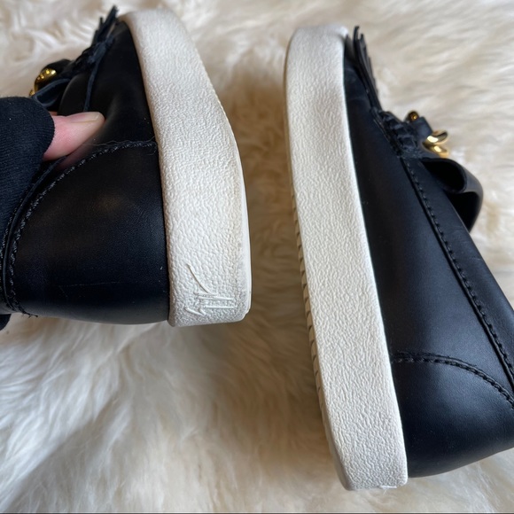 Fringe & Chain leather sneakers - Picture 6 of 6